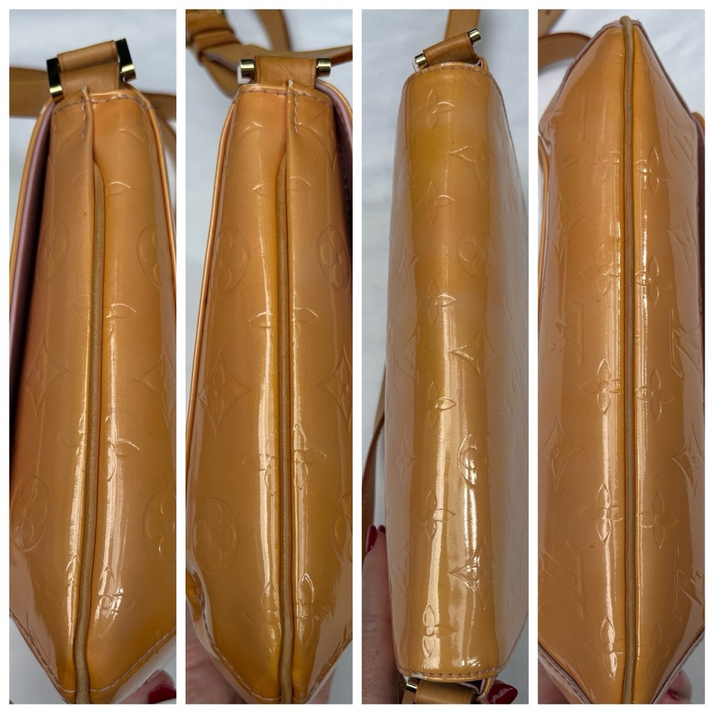 Louis Vuitton Creamsicle & Pink Thompson Street Vernis Leather Monogram Bag EUC - Picture 17 of 17